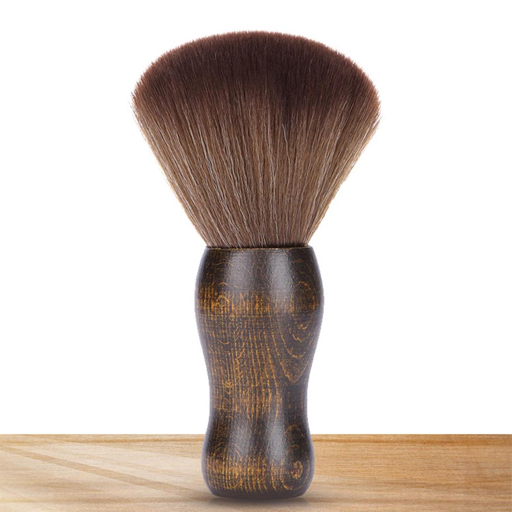 Soft Makeup Brush Neck Hair Cleaning Brush Hair Grooming Shaving Sweeping Brush Tool