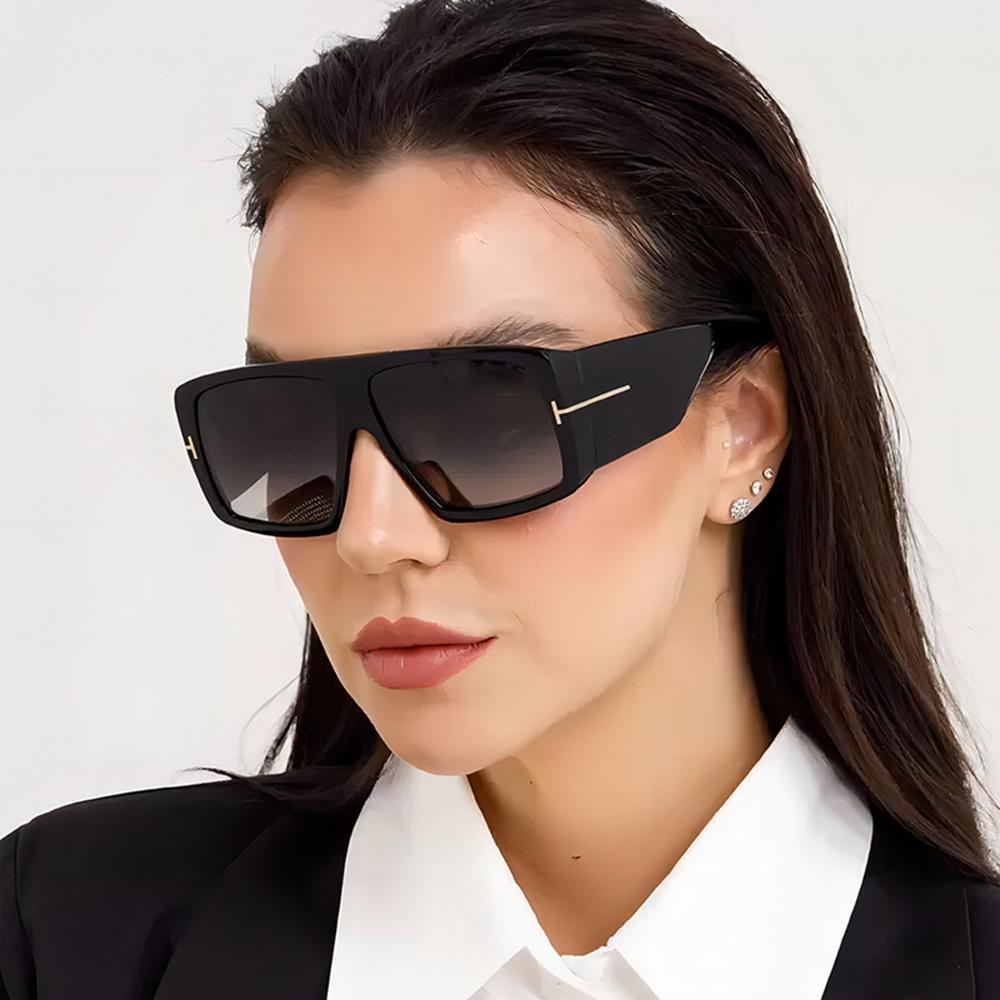 Vintage Oversized Square Fashion Punk Sunglasses Women Men Big Frames Design Sun Glasses UV400 Shade Eyeglasses De Sol Oculos