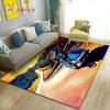 3D Retro Vintage Motorcycle Area Rug Large,Carpet Rug for Living Room Bedroom Sofa Decoration,Doormat Kitchen Non-slip Floor Mat