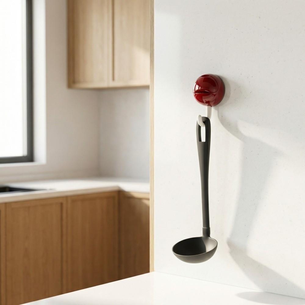 Round Head Suction Cup Hooks Plastic Kitchen Storage Hooks Wall Towel Hooks  Bathroom