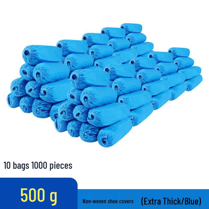 Thickened Non-Slip Disposable Shoe Covers for Indoor Use - Dustproof & Wear-Resistant