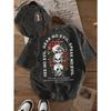 European Sizes Men's Vintage See No Evil Hear No Evil Speak No Evil Bible Verse T-Shirt - Sided Washed Casual Top for Summer Wear