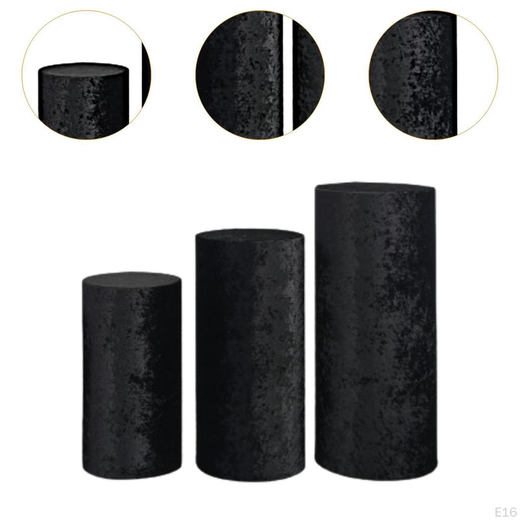 3 Pack Cylinder Stand Covers for Party Use
