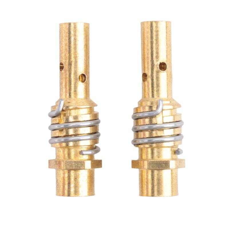 14Pcs MB-15AK Welding Torch Consumables 0.8Mm Contact Tips Gas Ceramic Nozzle For 15AK MIG  Welding Torch