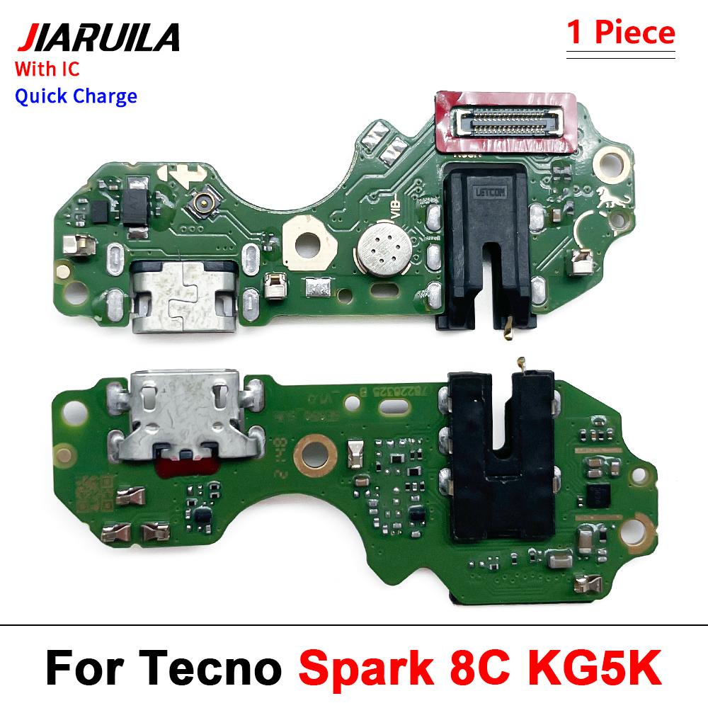 New Bottom Charging USB Date Dock Microphone Charger Flex Cable For Tecno Pop 1 Spark 1 6 Air 7 Pro 7T 8 8C 8P 8T 11C Go 1116