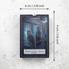 The Moonlight Night Lenormand Oracle Deck - 9*6cm 44 Cards Gothic Fantasy Divination Cards Double-embossed Cardstock