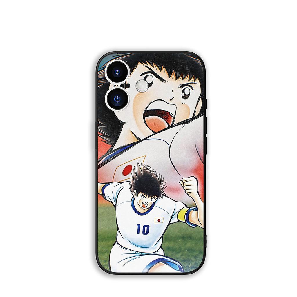 for Motorola Moto E14 E15 G04 G05 G14 G15 G54 G24 Power G34 G35 G75 G84 G85 G45 G55 G64 Case Captain Cartoon Tsubasa Football