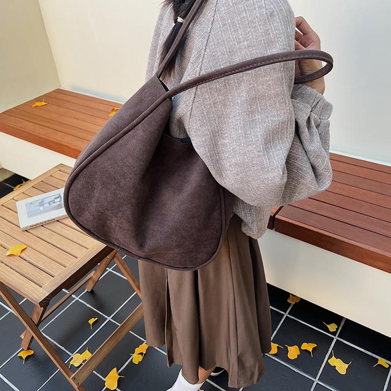 Large-capacity Soft Leather Bag Women's New Foreign-style Texture Shoulder Underarm Bag Tote Bag Women's Bag