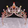 Bridal Crown Tiara Princess Birthday Rhinestone Crown Atmospheric Wedding Dress Accessories