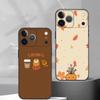 Autumn Leaves P-pumpkin Phone Case For iPhone 17, 16,15,14,13,12,11 Plus,Pro Max, Others Soft Black Cover