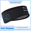 Fone Słuchawki Bluetooth Sport Spanie z pałąkiem na głowę Elastyczne słuchawki bezprzewodowe Muzyka Maska na oczy Bezprzewodowy zestaw słuchawkowy Bluetooth z pałąkiem na głowę