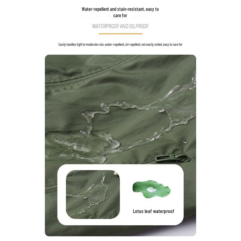 JEEP SPIRIT Men's Outdoor Windproof Hooded Jacket