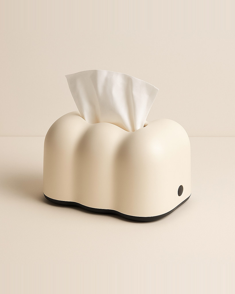 Tissue Dispenser Lovely Cloud Shape Facial Tissue Holder Wall Mounted Tissue Box Holder for