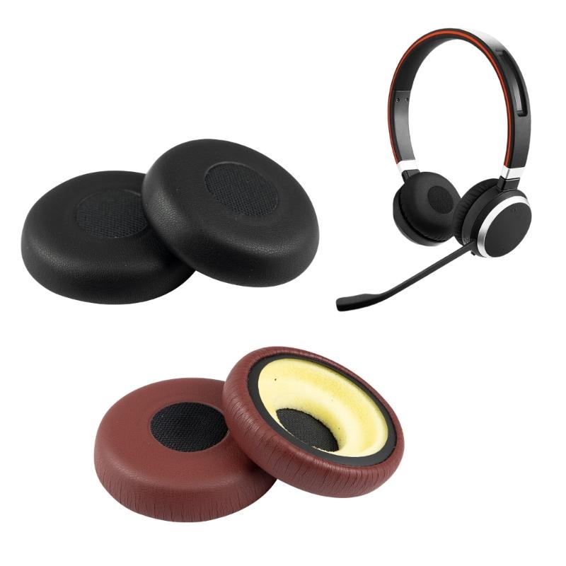 Replacement Ear Pad for Evolve 65/40/30/20 Over Ear Headphones Soft and Breathable Foam Ear Cushions Ear Cover Earmuff