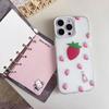 Strawberry iPhone Case: Compatible with Apple 16 Pro Max, iPhone 15, 14/13, and 17P, featuring a full-screen design.