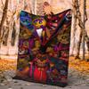 Freddy Bear Flannel Blanket Soft Warm All-Season Throw, Design for Camping, Car Travel, Hiking Sofa, Bed, Office Perfect Gift for Parties