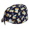  Scrub Cap With Buttons Bouffant Hat With Sweatband for Womens Mens