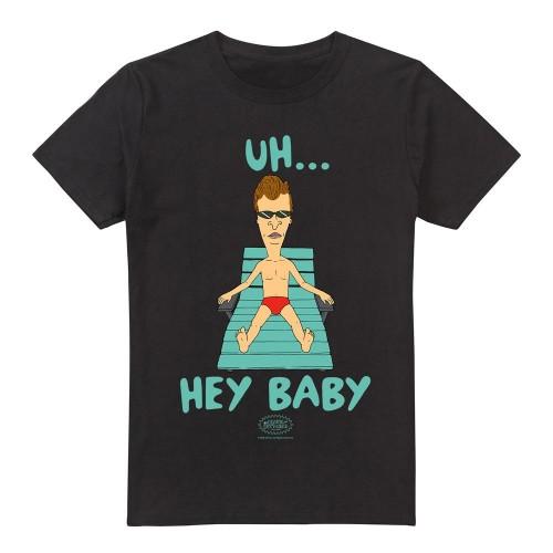 Beavis & Butthead Mens Uh Hey Baby T-Shirt