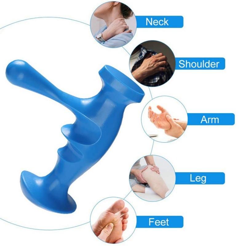 Thumb Type Massager Squeeze Tool Thumb Deep Press T-shaped Acupoint Pressure Massagers Body Relaxation Rehabilitation Health Massage Tools