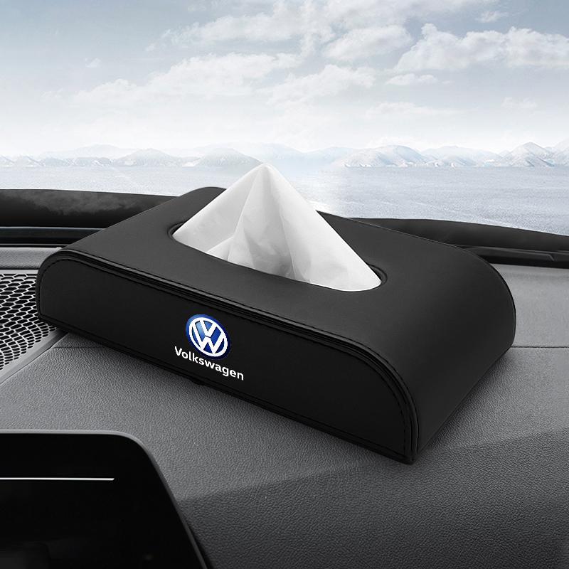 Držák na krabičku s kapesníky do auta Úložné pouzdro do loketní opěrky Příslušenství do auta Pro Volkswagen Golf-5 6 7 MK6 Jetta Lavida Polo Tiguan Passat B5 B6 B7