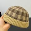 Gestreiftes Streetwear Docker-Hut Warmer Vermieter-Hut Retro Gestrickte Beanie-Mütze Unisex