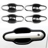 Gloss Black Car Styling Door Handle + Bowl Cover Trim Kits Exterior Accessories For Toyota RAV4 2019 2020 2021 2022 2023 2024