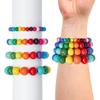 6-25MM Wood Beads Round Wood Ball Loose Spacer Beads for DIY Jewelry Craft Making Home Decoration Christmas Tree Farmhouse