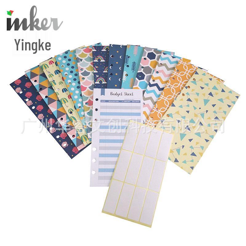Western-Style Budget Envelope & Letter Set: Creative High-Grade Six-Hole Design for Cross-Border Use