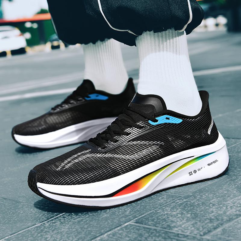 Modische neue Herren-Mesh-Freizeitschuhe mit dicker Sohle, weich und elastisch, Herren-Laufschuhe, speziell für körperliche Tests entwickelt