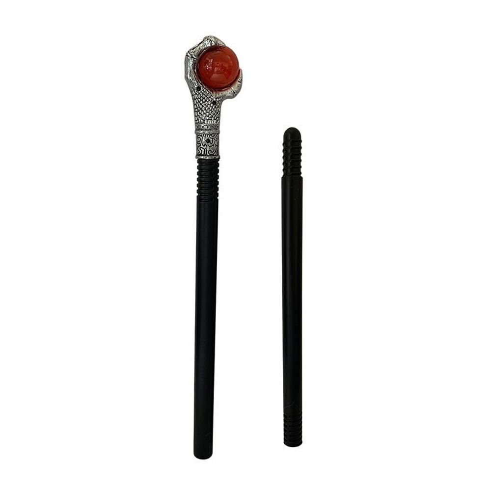Exquisite Plastic King Queen Scepter Cosplay Props Halloween Dress Up Halloween Wand Performance Eagle Claws Cane Boy