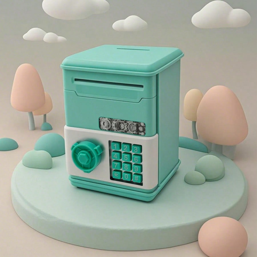 

Children S Mini Piggy Bank Accessible Creative Piggy Bank Password Piggy Bank For Boys And Girls To Store Holiday Gifts (As shown-8827)-