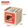Cartoon Clothes Storage Box Foldable Multipurpose Organizer For Baby And Bedroom Use