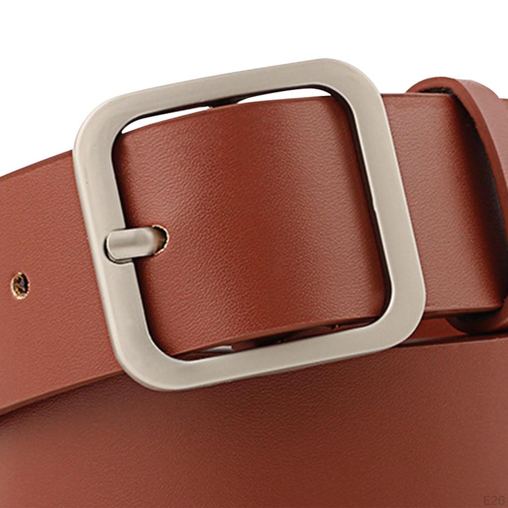 Chic Faux Leather Belt for Women - Stylish Waistband Skirts and Denim