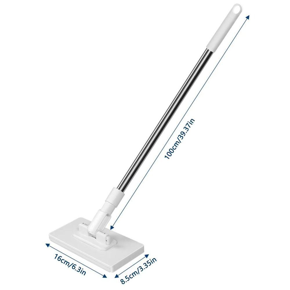 with 3 Reusable Cloths Dust Mops Clamping Automatic Mop Clip New Lazy Mop  Household