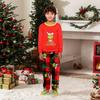 Parent-child Christmas Print Home Suit Long-sleeved Top And Pants