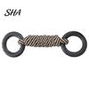 Pet Dental Care Toy Cotton Rope Dog Toy, Flying Disc Interactive Fetch Knot Cleaning Chew Tug-of-War for Large And Small Dogs Puppy