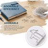 100PCS Cow Shaped Paper Clips with Storage Box Iron Wire Paper Clips Cute Paper Clips  Office Home