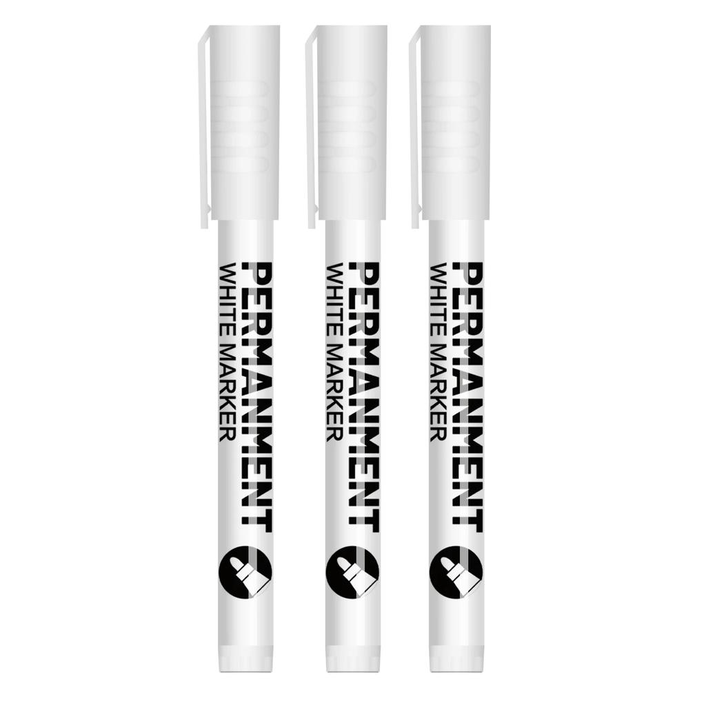High Gloss White Marker Pen, Single Quick Drying, Waterproof, Non Fading, Strong  Coverage, Large  Capacity, Convenient