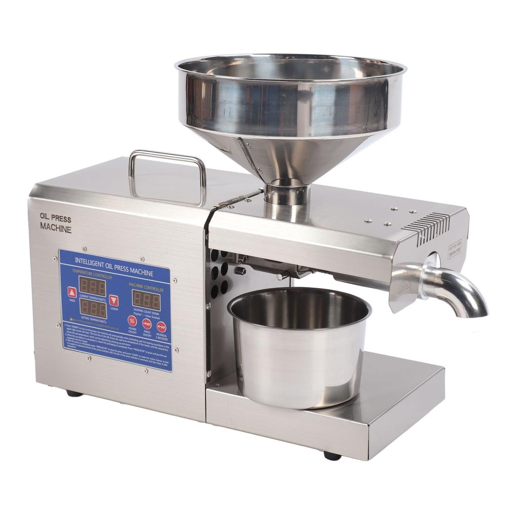 Commercial Oil Press Machine Cold Hot Press Stainless Steel Automatic Extractor Oil Press Expeller
