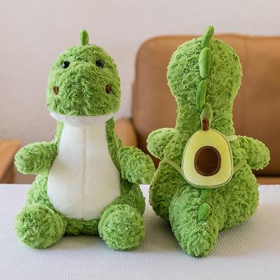 Neuer Avocado-Rucksack kleines Dinosaurier-Plüschtier gleiche Pinselblume Dinosaurierpuppe Kindergeschenk
