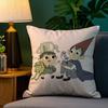 OOver The GGarden WWall Pillow Case Sofa Living Room Bedroom Doublesided Printing Square Cushion Nap Time Pillow Case
