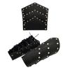 Vintage Renaissances Arm Guards Viking Arm Bracer Three-layer Rivet Faux Leather Arm Armors Costume Stage Props