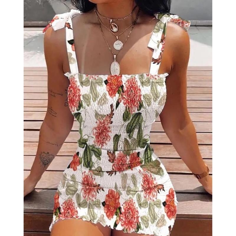 Trendy Solid Strap Short White Dresses Off Shoulder Sexy Skirt Pullover Sheath Mini Summer Beach Female Vest Dress