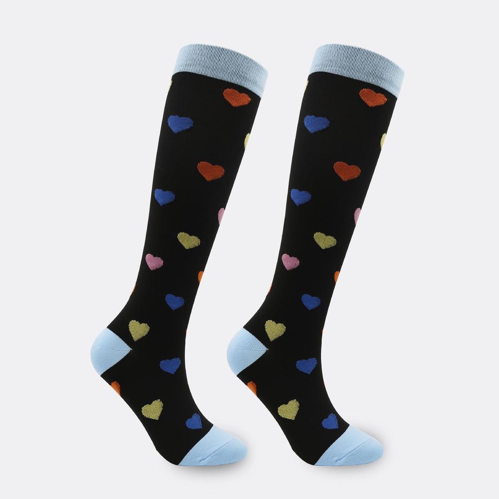 33 Styles: Sports Compression Long Socks - Elastic & Colored