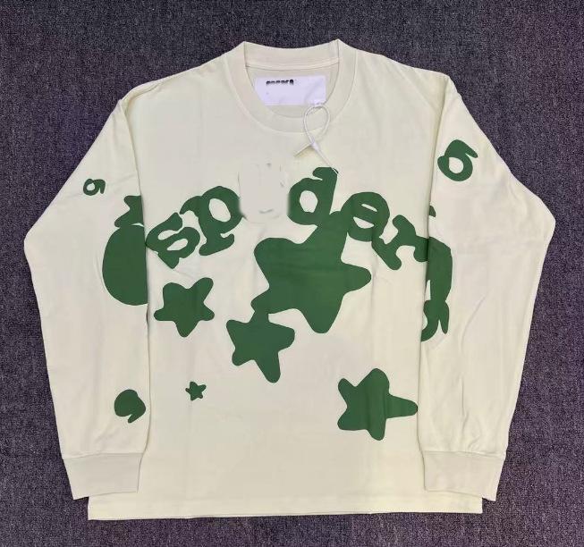 T-shirt Unisex con Stampa di Lettere in Schiuma Hip Hop Euro-Americano: Scollo Rotondo, Manica Corta, Design alla Moda