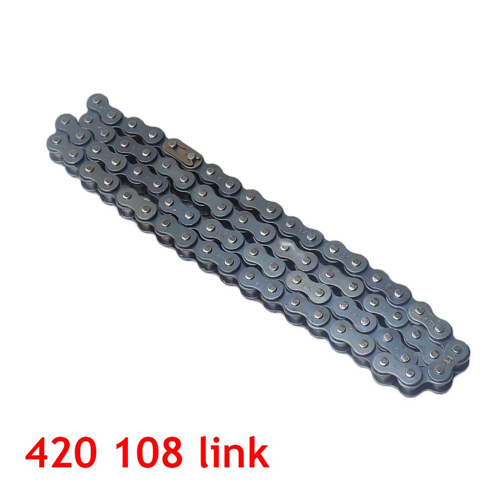 420 74 76 78 80 82 88 90 92 94 96 110 Links Motorcycle Drive Chain Link For CRF 50 70cc 90cc 110cc 125cc Pit Dirt Quad ATV Bike