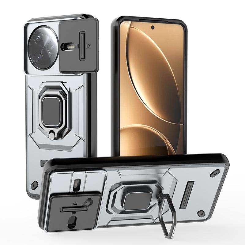 Suitable for xiaomi redmi k80pro battle bear mobile phone case redmi k70pro sliding window redmi k60 bracket case