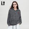 Izzue Damen Retro Polo Strickpullover