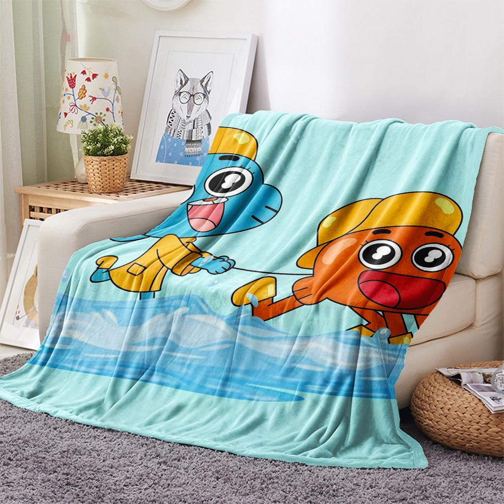 The Amazing World of Gumball2 Flannel Blanket, High quality Comfortable for All Seasons, Home Decor, Warmth and Comfort