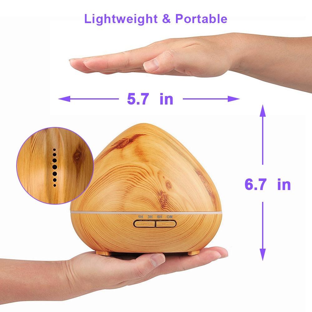 Aroma Diffuser Essential Oil Diffusor Air Humidifier Ultrasonic 7 Color LED Lamp Mist Maker For Home